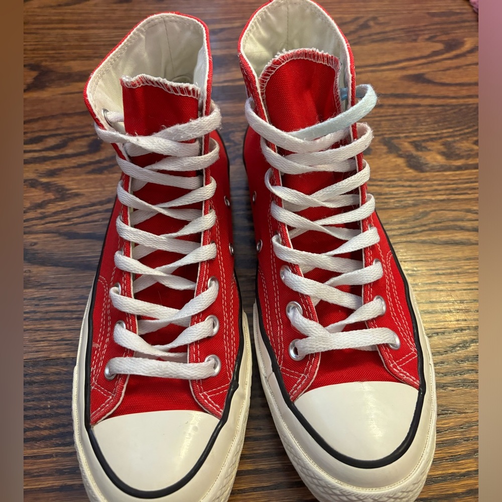 Converse Chuck 70s High Top Red, Hardly worn, in pristine condition